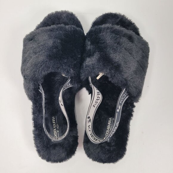 Koolaburra by UGG FUZZ'N II Women's Faux Fur Slipper Sandals US Size 7 - Picture 5 of 8